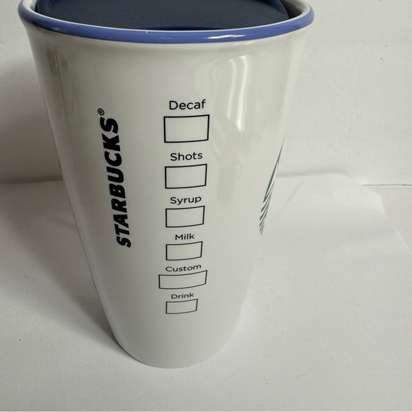 NWT. Disney Starbucks Magic Kingdom Mickey Mouse Starbucks Ceramic Tumbler 12oz - Picture 8 of 13